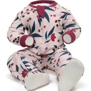 NWTS Zippy Jamz Organic Cotton Princettia Zipper Front Sleeper, 0-3 months